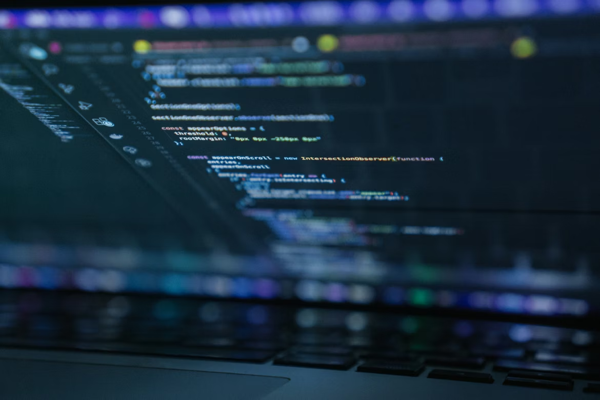 A visual website builder interface on a screen.